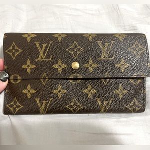 Authentic Louis Vuitton Monogram Tri-Fold Wallet